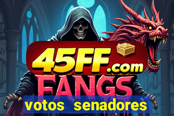votos senadores impeachment moraes